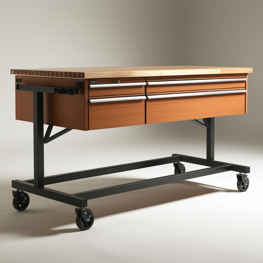 DS Drawer Workbench with Wheels